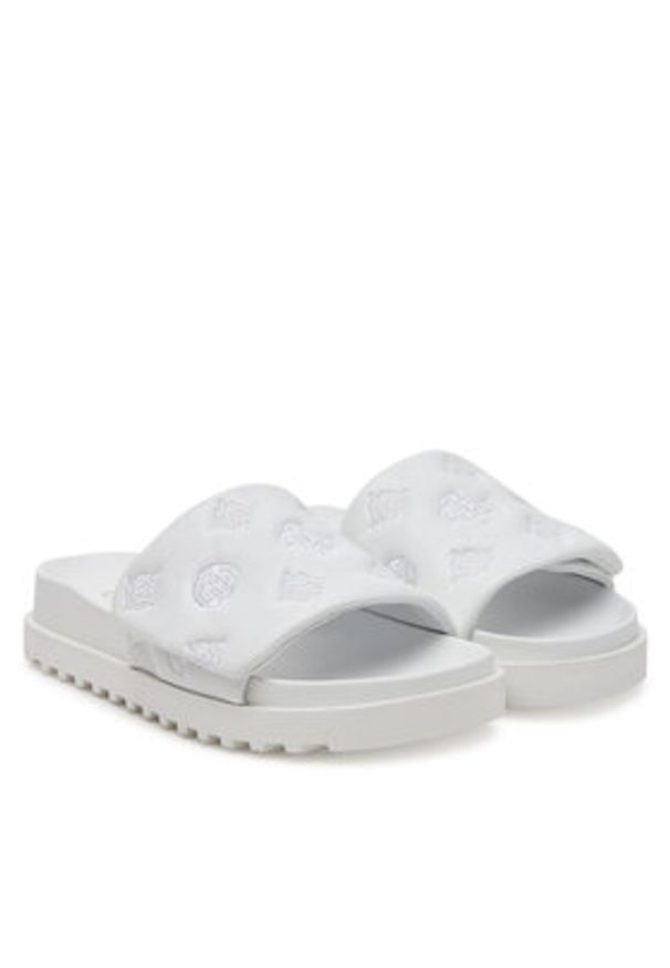 Guess Klapki FLJFA2ELE19 Biały. Kolor: biały. Materiał: skóra