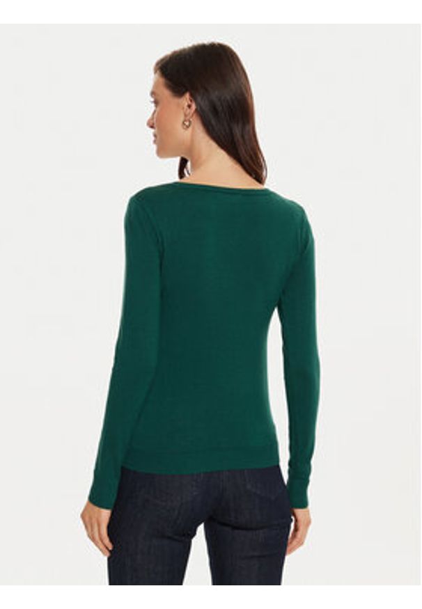 Tatuum Sweter Tessini T2417.090B Zielony Slim Fit. Kolor: zielony. Materiał: wiskoza