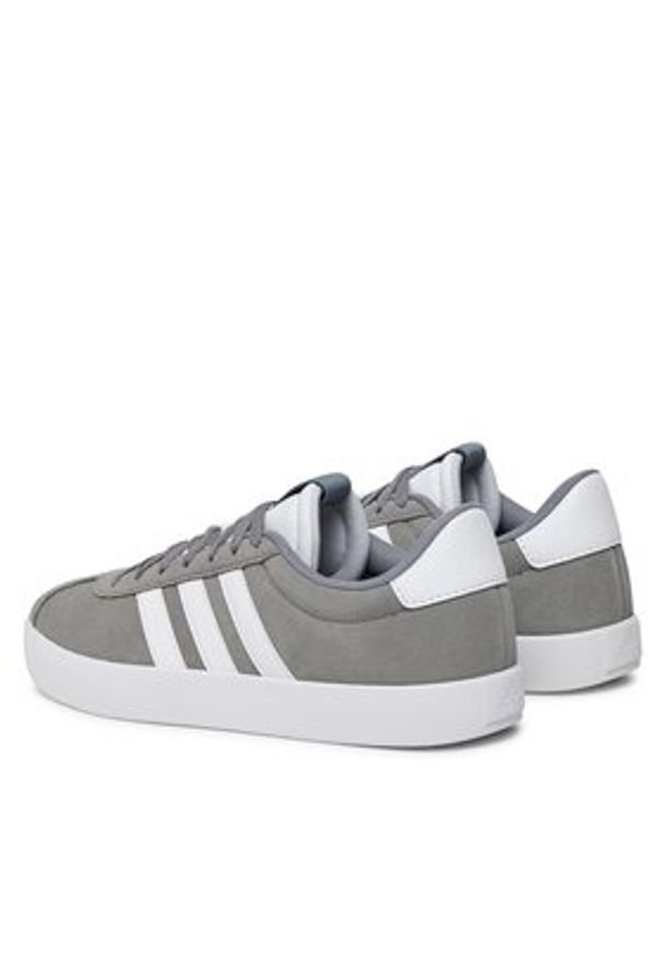 Adidas - adidas Sneakersy Vl Court 3.0 ID6276 Szary. Kolor: szary. Materiał: zamsz, skóra