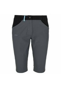 Szorty damskie Kilpi Sylane. Kolor: szary. Materiał: nylon. Sezon: wiosna, lato. Sport: turystyka piesza #1