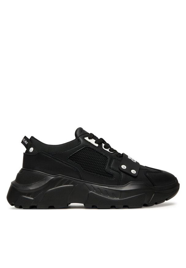 Versace Jeans Couture Sneakersy 79YA3SC4 ZSC55 899 Czarny. Kolor: czarny. Materiał: skóra