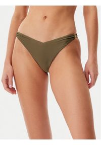 Guess Dół od bikini E5GO38 MC04R Zielony. Kolor: zielony. Materiał: syntetyk