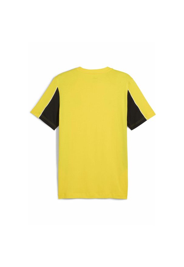Puma - Męska koszulka Borussia Dortmund ftblARCHIVE PUMA Faster Yellow Black. Kolor: żółty, wielokolorowy, czarny. Wzór: aplikacja