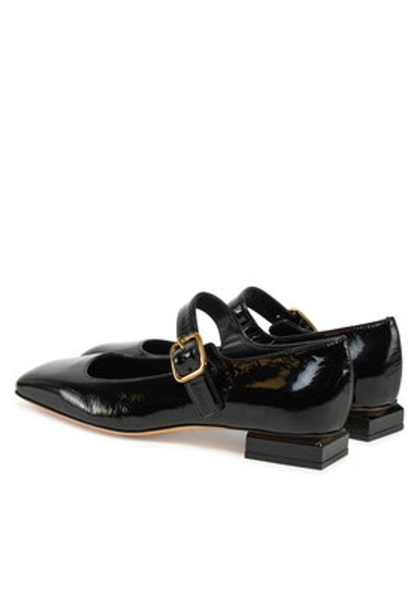 AGL Półbuty Angie L Bebe D557004PCPLUME0000 Czarny. Kolor: czarny. Materiał: lakier, skóra