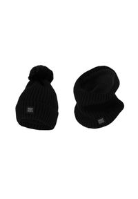 HEAT KEEPER - Zestaw termiczny dla kobiet – Czapka/ocieplacz na szyję – Czarny. Kolor: czarny. Materiał: poliakryl. Sezon: zima. Styl: sportowy #1