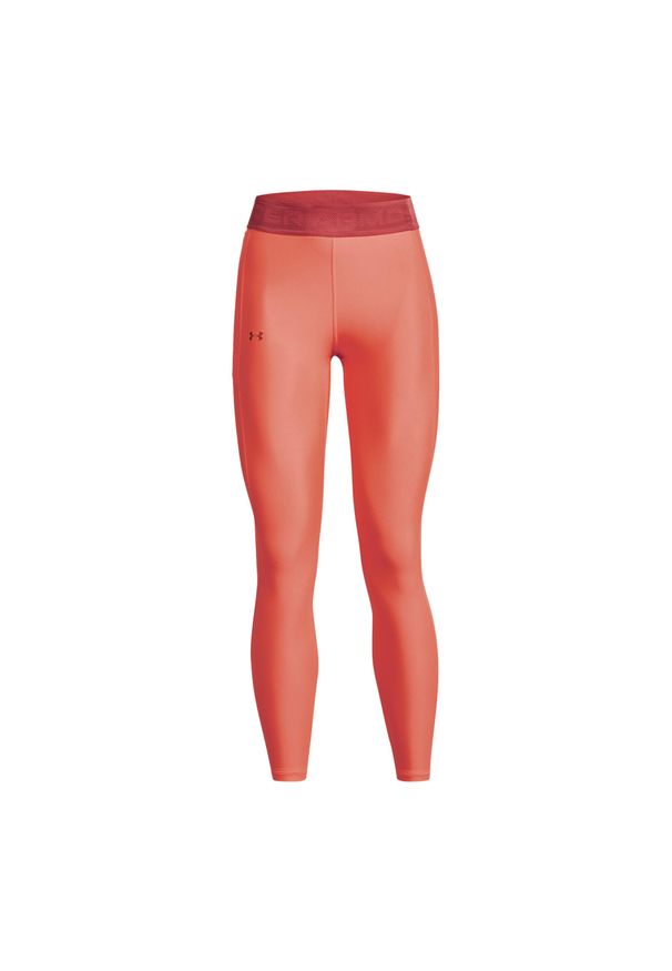 Legginsy fitness damskie Under Armour Branded WB. Kolor: żółty, wielokolorowy, pomarańczowy. Sport: fitness