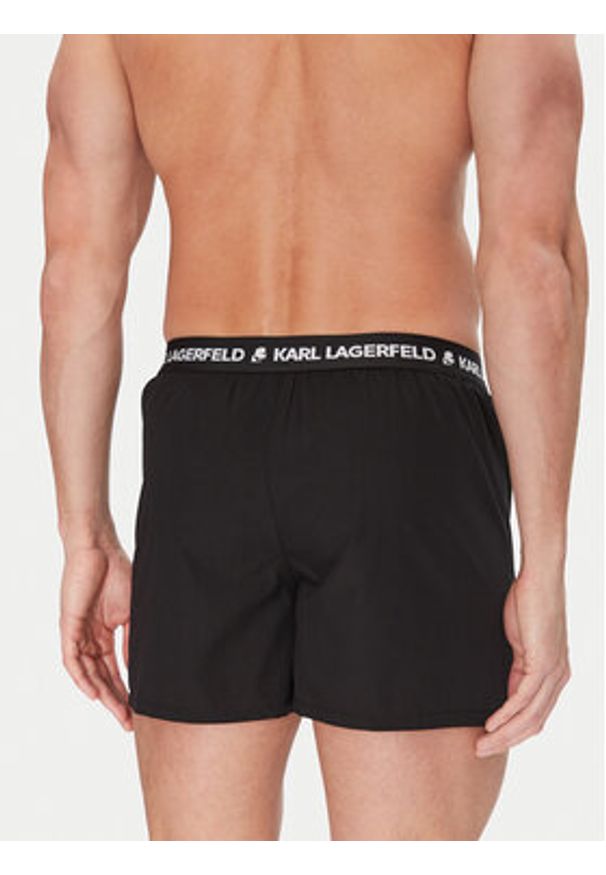 Karl Lagerfeld - KARL LAGERFELD Komplet 3 par bokserek A1M47116 Czarny. Kolor: czarny. Materiał: bawełna