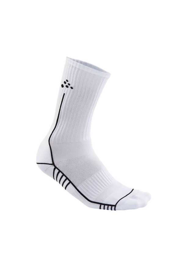 Średnio wysokie skarpety Craft progress. Kolor: biały. Sport: fitness, piłka ręczna