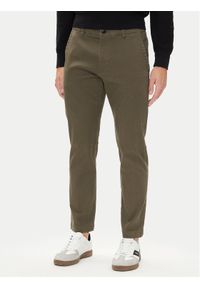 BOSS Chinosy Sanderson-L-2 50542986 Zielony Regular Fit. Kolor: zielony. Materiał: bawełna