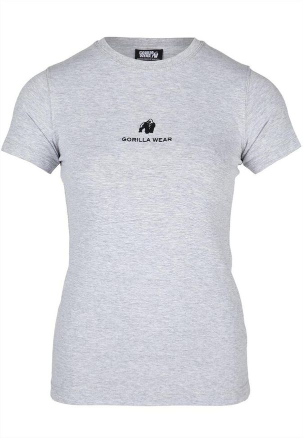 GORILLA WEAR - Estero Koszulka - Szary Melange. Kolor: szary. Sport: fitness