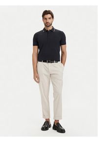 BOSS Polo Pl Goc Birdie Paule 50559365 Granatowy Slim Fit. Typ kołnierza: polo. Kolor: niebieski. Materiał: bawełna #5