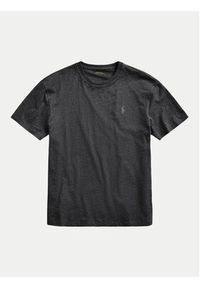 Polo Ralph Lauren T-Shirt 710671426137 Czarny Regular Fit. Typ kołnierza: polo. Kolor: czarny. Materiał: bawełna #5