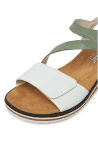 Rieker Sandały V3660-52 Zielony. Kolor: zielony. Materiał: syntetyk, materiał #7