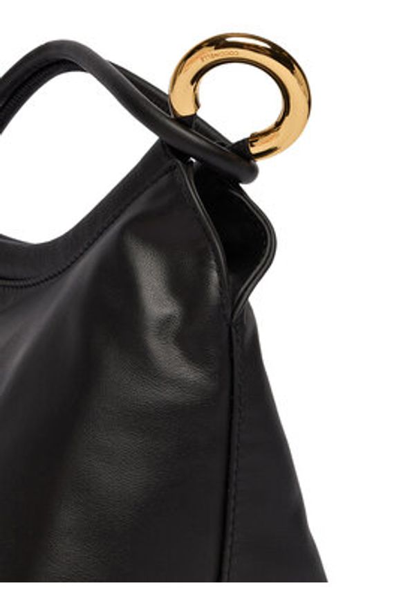 Coccinelle Torebka UAA Coccinellefinn Popuch E1 UAA 58 01 01 Czarny. Kolor: czarny. Materiał: skórzane