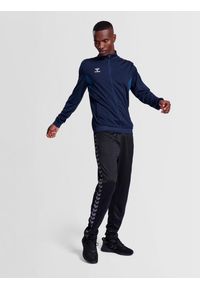 Kurtka z dresu Hummel Authentic Pl. Kolor: niebieski. Materiał: dresówka. Sport: fitness #2