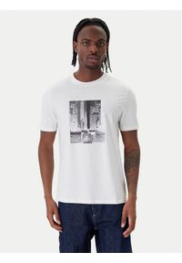 Hugo - HUGO T-Shirt Deyss 50553755 Biały Regular Fit. Kolor: biały. Materiał: bawełna #1