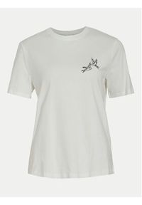 Vila T-Shirt Sybil 14097370 Biały Regular Fit. Kolor: biały. Materiał: bawełna #4