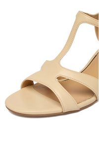 Nine West Sandały 22154A Beżowy. Kolor: beżowy. Materiał: materiał #2