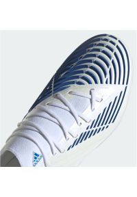 Adidas - Buty piłkarskie adidas Predator Edge.1 L Fg M GV7388 białe białe. Zapięcie: pasek. Kolor: biały. Materiał: syntetyk, guma. Szerokość cholewki: normalna. Wzór: paski. Sport: piłka nożna #5