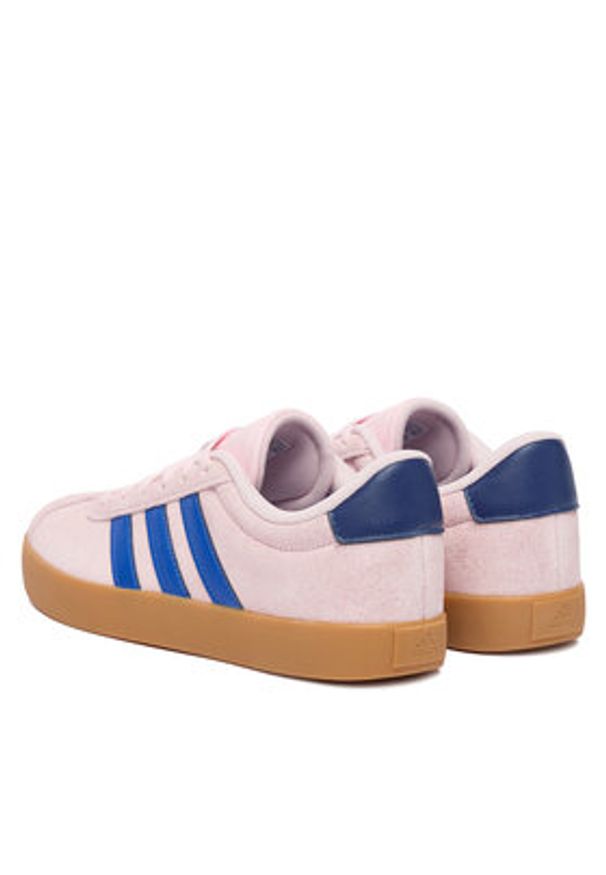 Adidas - adidas Sneakersy Vl Court 3.0 KI6492 Różowy. Kolor: różowy. Materiał: skóra, zamsz