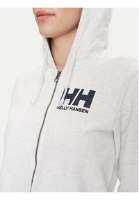 Helly Hansen Bluza W Hh Logo Full Zip Hoodie 2.0 34461 Biały Regular Fit. Kolor: biały. Materiał: bawełna #3