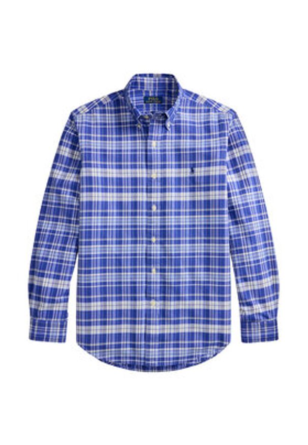 Polo Ralph Lauren Koszula 710B22598001 Niebieski Regular Fit. Typ kołnierza: polo. Kolor: niebieski. Materiał: bawełna