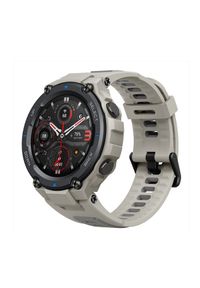 Huami - Smartwatch Amazfit T-Rex Pro szary (Desert Grey). Rodzaj zegarka: smartwatch. Kolor: szary. Materiał: skóra. Styl: sportowy, militarny, klasyczny #1