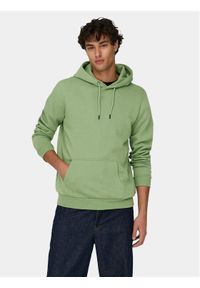 Only & Sons Bluza Cares 22018685 Zielony Regular Fit. Kolor: zielony. Materiał: bawełna, syntetyk