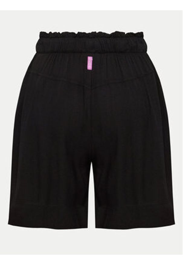 Deha Bermudy A00637 Czarny Regular Fit. Kolor: czarny. Materiał: wiskoza