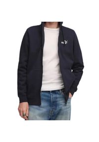 Bluza na co dzień Męska PumaKaptur Zasuwana Bawełniana Sportowa Ciepła. Kolor: niebieski. Materiał: bawełna #1