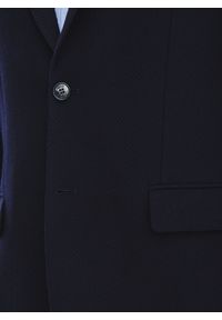 Pako Lorente - PAKO LORENTE - Granatowa marynarka męska z wełny. Kolor: niebieski. Materiał: wełna. Sezon: jesień #10