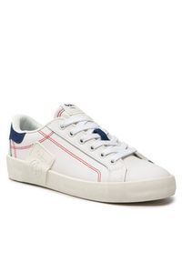 Pepe Jeans Sneakersy Kioto Tech PLS31302 Biały. Kolor: biały. Materiał: skóra #8
