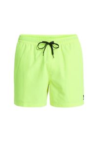 Quiksilver - Szorty kąpielowe dla Mężczyzn EVERYDAY SOLID VOLLEY 15". Kolor: żółty. Materiał: poliester, materiał. Styl: sportowy #1