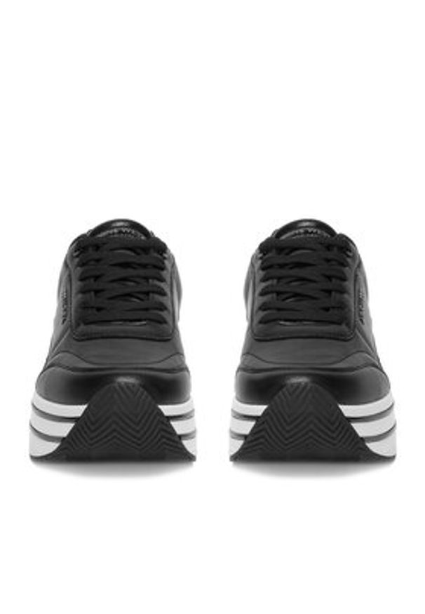 Nine West Sneakersy CEO-AW25-3C201 Czarny. Kolor: czarny. Materiał: materiał