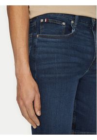 TOMMY HILFIGER - Tommy Hilfiger Szorty jeansowe Brooklyn MW0MW39196 Granatowy Slim Fit. Kolor: niebieski. Materiał: bawełna