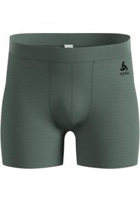 Bokserki Odlo Boxer MERINO 160. Kolor: zielony. Sport: fitness #1