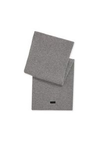 Calvin Klein Szalik Daddy Wool Knit Scarf K50K510995 Szary. Kolor: szary. Materiał: wełna