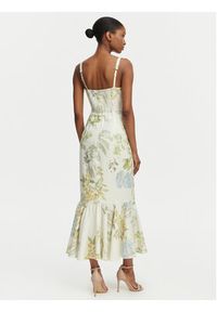 Guess Sukienka koktajlowa W6GKA6 W2409 Beżowy jasny Regular Fit. Kolor: beżowy. Materiał: wiskoza. Styl: wizytowy #4