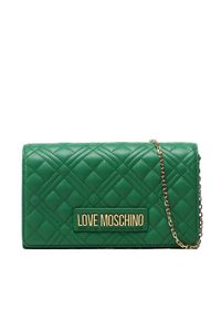 Love Moschino - Torebka LOVE MOSCHINO. Kolor: zielony