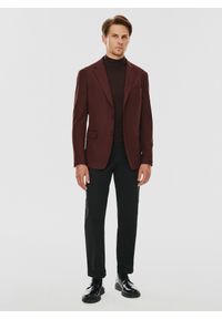 Pako Lorente - PAKO LORENTE – Brązowy gładki półgolf męski. Kolor: brązowy. Materiał: nylon, wiskoza. Wzór: gładki. Sezon: jesień #5