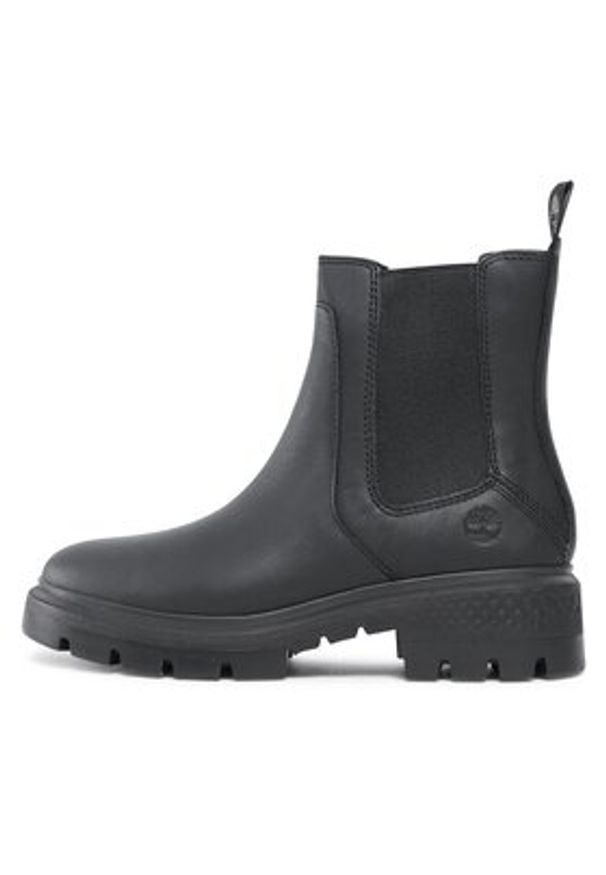 Timberland Sztyblety Cortina Valley Chelsea TB0A5ND70151 Czarny. Kolor: czarny. Materiał: skóra