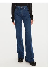 AMI PARIS Jeansy FTR420.DE0031 Granatowy Wide Leg. Kolor: niebieski #1