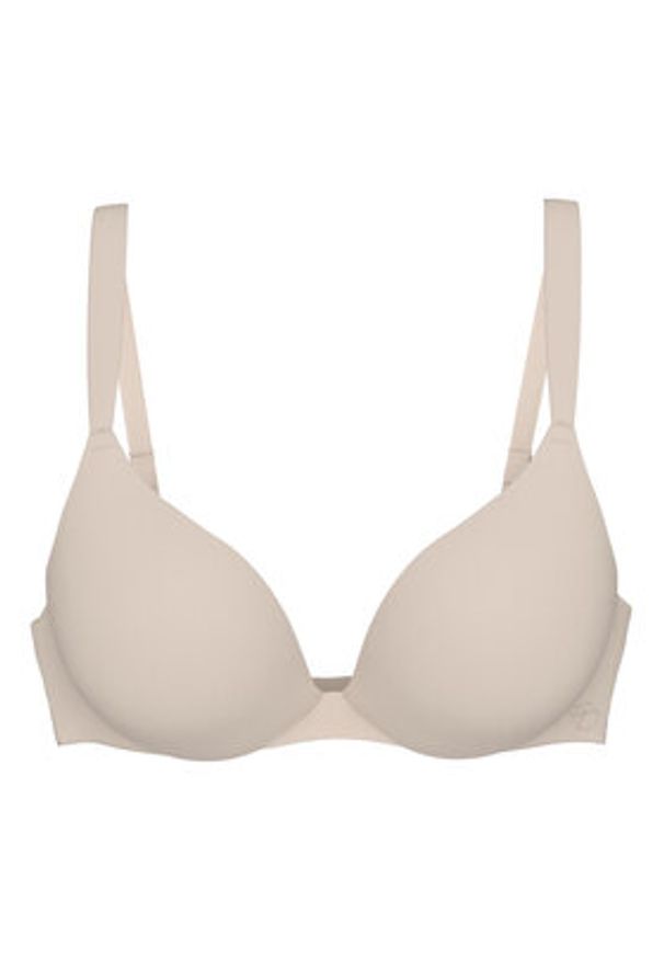 Triumph Biustonosz z fiszbiną Body Make Up Illusion 10217848 Beżowy. Kolor: beżowy. Materiał: syntetyk