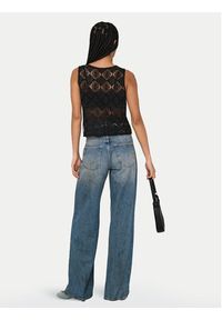 JDY Top Eva 15351499 Czarny Regular Fit. Kolor: czarny. Materiał: syntetyk #6