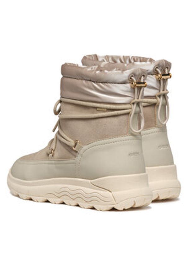 Geox Śniegowce D Spherica 4X4 B Abx D4626A 08522 C6738 Szary. Kolor: szary. Materiał: skóra