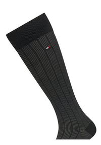 TOMMY HILFIGER - Tommy Hilfiger Skarpety długie 701235378 Czarny. Kolor: czarny. Materiał: materiał, bawełna