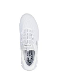 skechers - Adidasy Skechers Glide-step - Noxus, Mężczyźni. Kolor: biały. Materiał: materiał. Sport: fitness
