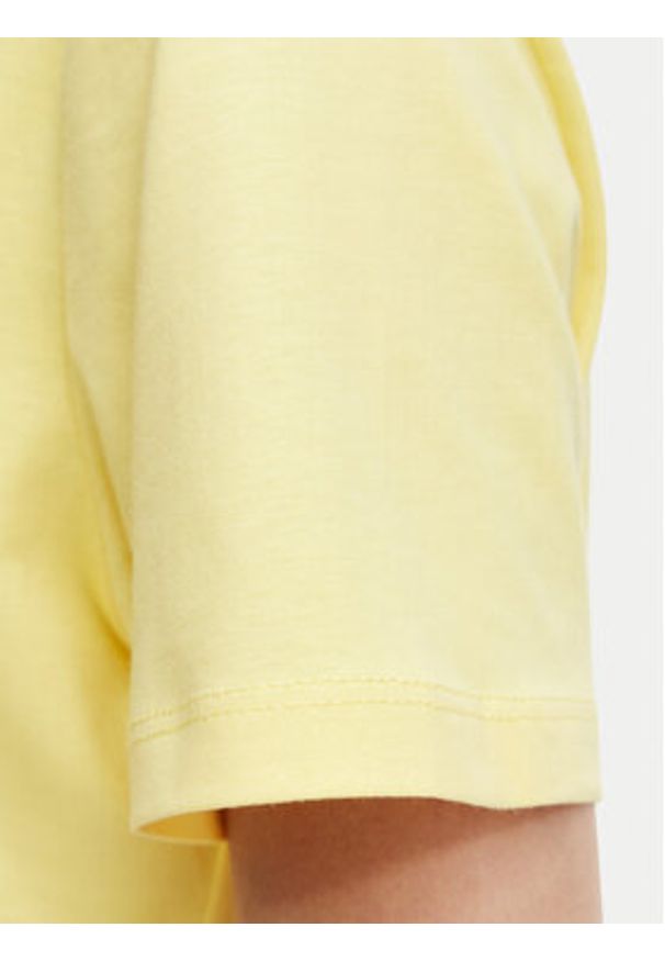 Beverly Hills Polo Club T-Shirt P-SS26W-TS5165188 Żółty Regular Fit. Typ kołnierza: polo. Kolor: żółty. Materiał: bawełna