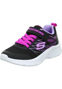 skechers - Buty do chodzenia dla dzieci Skechers Bold Delight. Zapięcie: rzepy. Kolor: czarny. Materiał: materiał, syntetyk. Szerokość cholewki: normalna. Sport: turystyka piesza