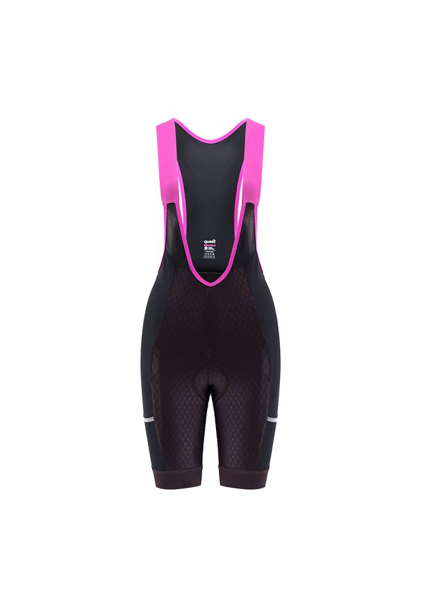 Spodenki rowerowe damskie Quest Cargo Colour. Kolor: czerwony